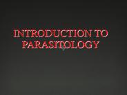 Basic Introduction to Parasitology