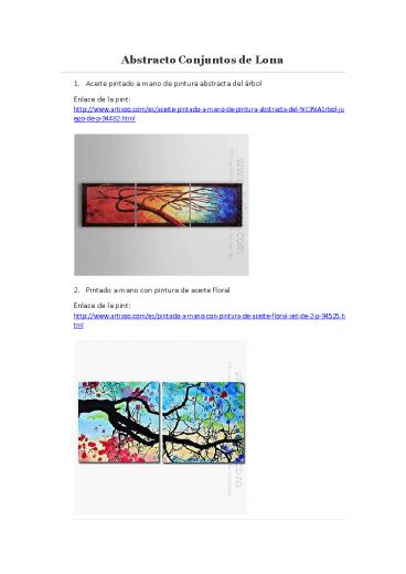 Abstracto Conjuntos de Lona -- Artisoo