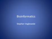 Bioinformatics