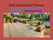 Deck Construction Toronto
