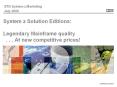 System z Solution Editions: Legendary Mainframe quality  . . . At new competitive prices! PowerPoint PPT Presentation