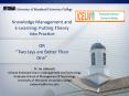 Knowledge Management and E-Learning: Putting Theory into Practice OR  PowerPoint PPT Presentation