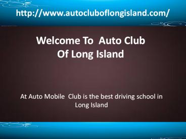 Defensive Driving Course