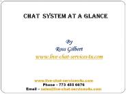 CHAT SYSTEM at a glance