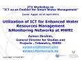 Utilization of ICT for Enhanced Water Resources Management PowerPoint PPT Presentation