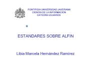 ESTANDARES SOBRE ALFIN