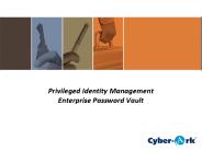 Privileged Identity Management Enterprise Password Vault