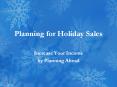 Planning for Holiday Sales PowerPoint PPT Presentation