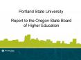 Portland State University PowerPoint PPT Presentation
