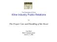 The Business of Wine PowerPoint PPT Presentation