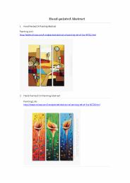 Hand-painted Abstract--Artisoo