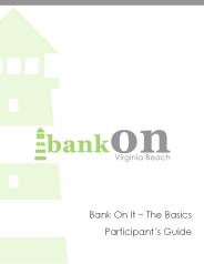 Bank On It ~ The Basics