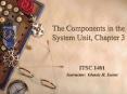 The Components in the System Unit, Chapter 3 PowerPoint PPT Presentation