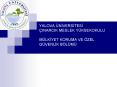 YALOVA  PowerPoint PPT Presentation