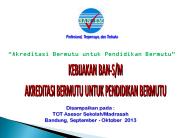 KEBIJAKAN BAN-S/M