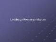 Lembaga Kemasyarakatan PowerPoint PPT Presentation
