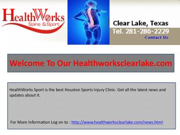 Sports Injury Houston