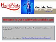 Sports Injury Houston
