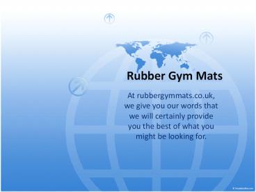 Gym mats