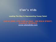 Elen's Kids- Leading The Way In Representing Young Talent