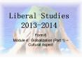 Liberal Studies 2013-2014 PowerPoint PPT Presentation
