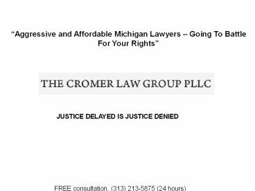Michigan Fraud and Embezzlement Lawyers