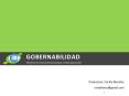 GOBERNABILIDAD PowerPoint PPT Presentation