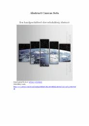 Abstract Canvas Sets -- Artisoo