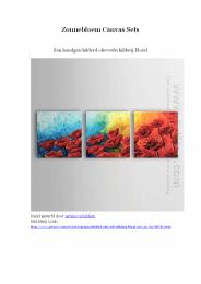 Zonnebloem Canvas Sets -- Artisoo
