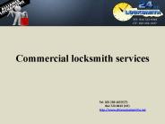 Commercial locksmith services