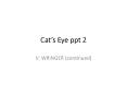 Cat PowerPoint PPT Presentation