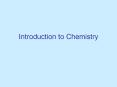 Introduction to Chemistry PowerPoint PPT Presentation