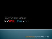 RV Park WiFi Systems
