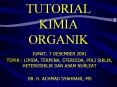 TUTORIAL KIMIA ORGANIK PowerPoint PPT Presentation