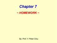 By: Prof. Y. Peter Chiu