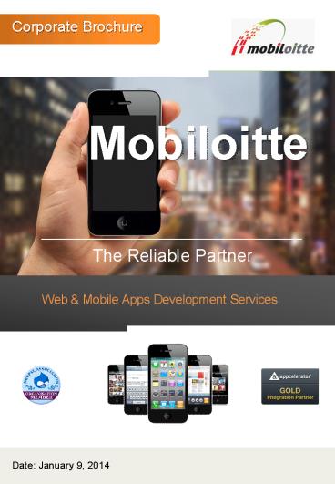 Mobiloitte ! Enterprise Mobile & Web Solutions Corporate Overview