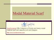 modal material scarf