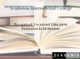 Academia International PowerPoint PPT Presentation