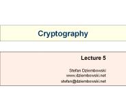 Cryptography