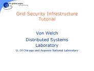 Grid Security Infrastructure Tutorial