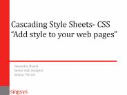 Beginners CSS Tutorial For Web Designers