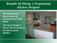 Benefits Of Hiring A Professional Kitchen Designer