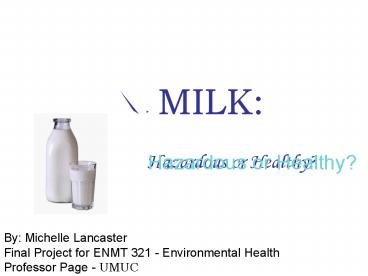 RAW MILK: