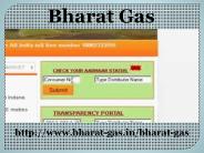 Bharat Gas, Bharat Gas Booking