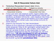 Bab IV Masyarakat Hukum Adat