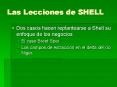 Las Lecciones de SHELL PowerPoint PPT Presentation