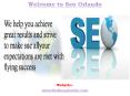 Welcome to seo orlando PowerPoint PPT Presentation