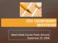 Miami-Dade County Public Schools PowerPoint PPT Presentation