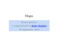 Elegia PowerPoint PPT Presentation
