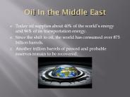 Oil In the Middle East